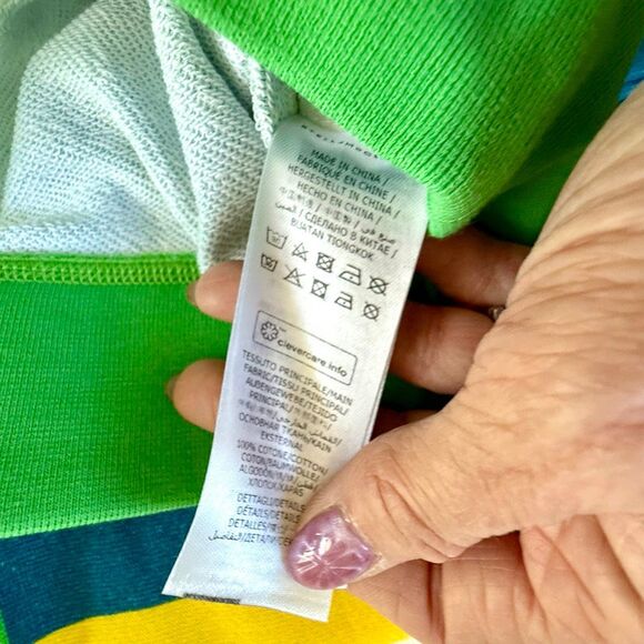 NWT Stella McCartney Kids Colorful Palm Tree Print Sweatshirt.  Size 8 - Picture 8 of 9